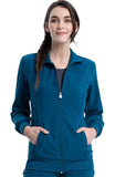 Cherokee Infinity Womens Zip Front Warm-Up Jacket