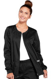 Cherokee Stretch Womens Zip front Scrub Jacket