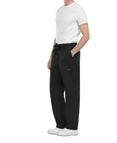 Cherokee Stretch Mens Fly Front Cargo Scrub Pant