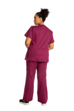 Cherokee Stretch Womens Mock Wrap Scrub Top