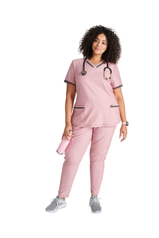 Cherokee FORM Womens V-Neck Scrub Top