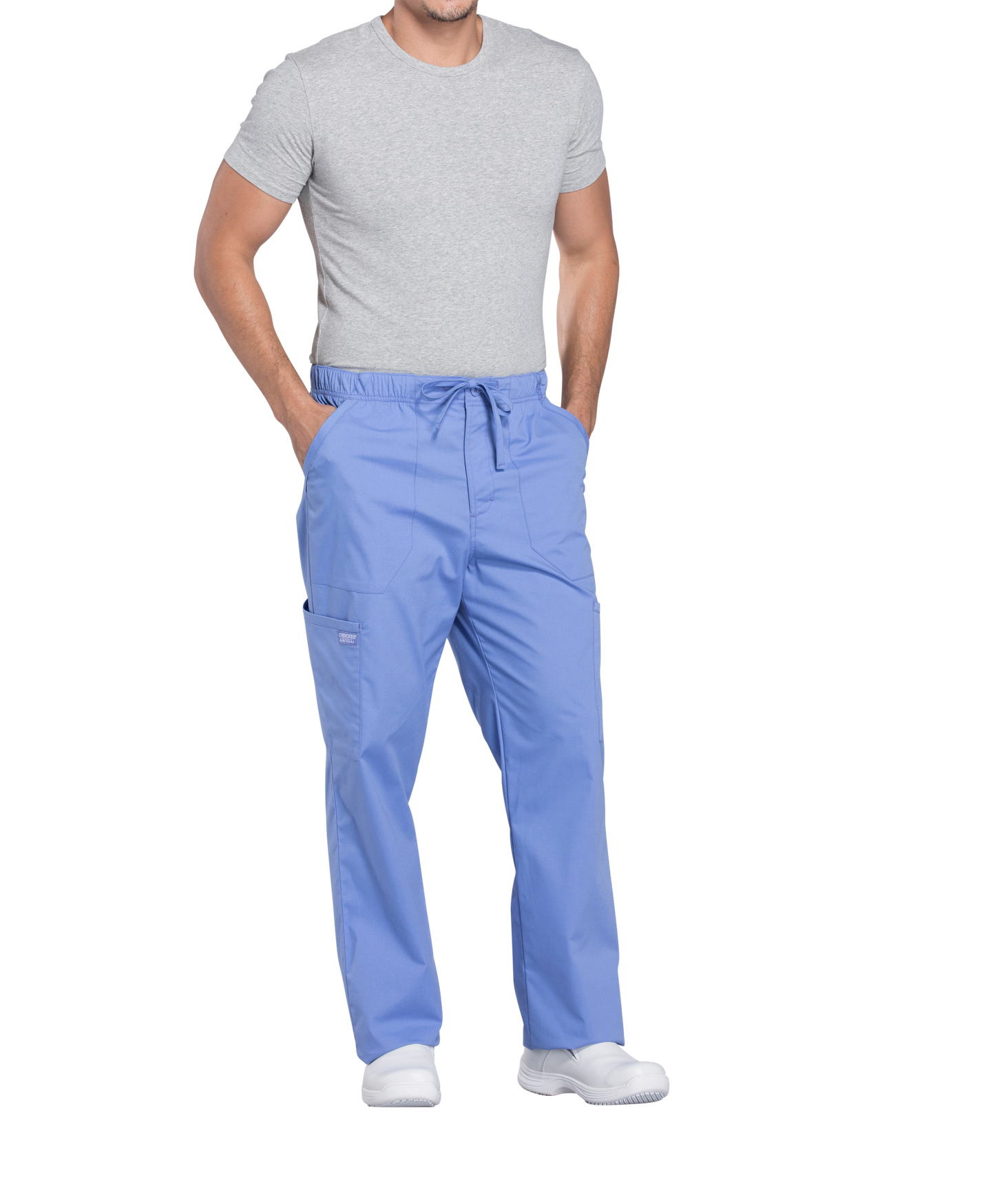 Cherokee Professionals Mens Tapered Leg Fly Front Cargo Pant