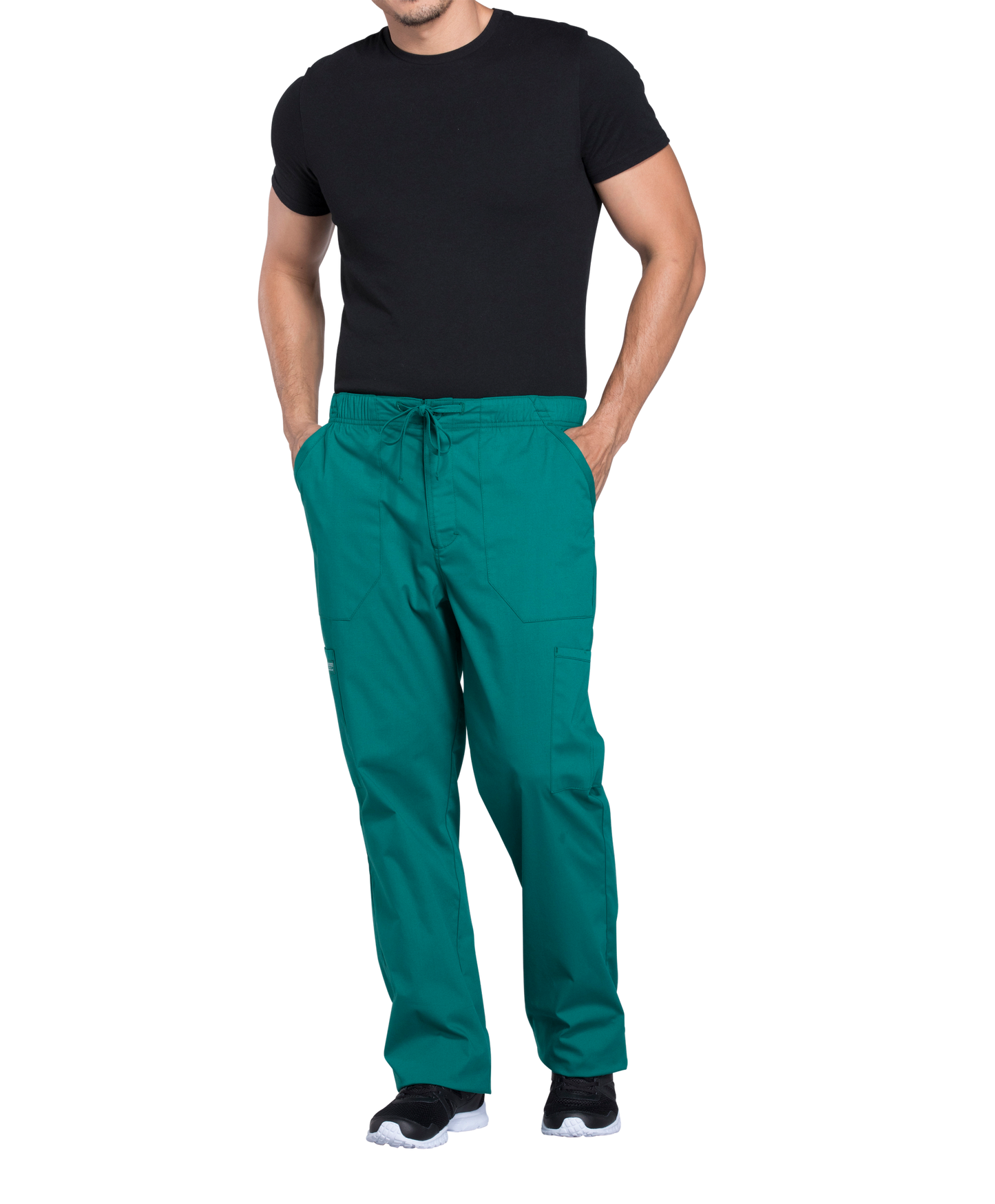 Cherokee Professionals Mens Tapered Leg Fly Front Cargo Pant