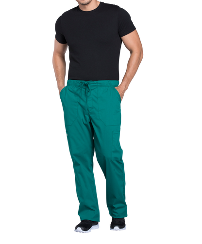 Cherokee Professionals Mens Tapered Leg Fly Front Cargo Pant