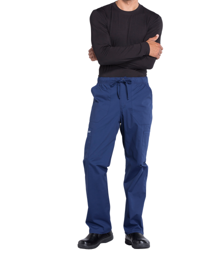 Cherokee Professionals Mens Tapered Leg Fly Front Cargo Pant