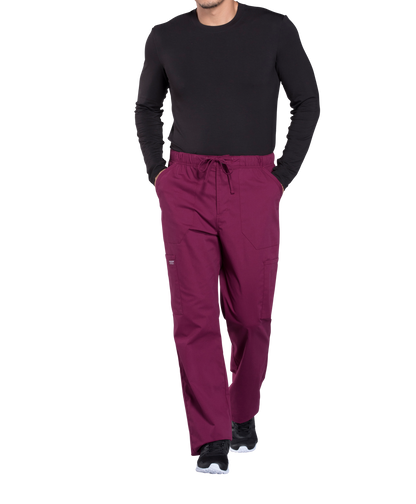 Cherokee Professionals Mens Tapered Leg Fly Front Cargo Pant