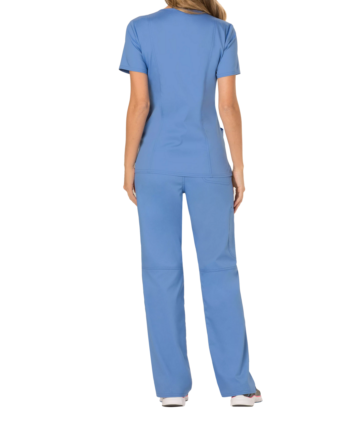 Cherokee Revolution Womens Mock Wrap Scrub Top