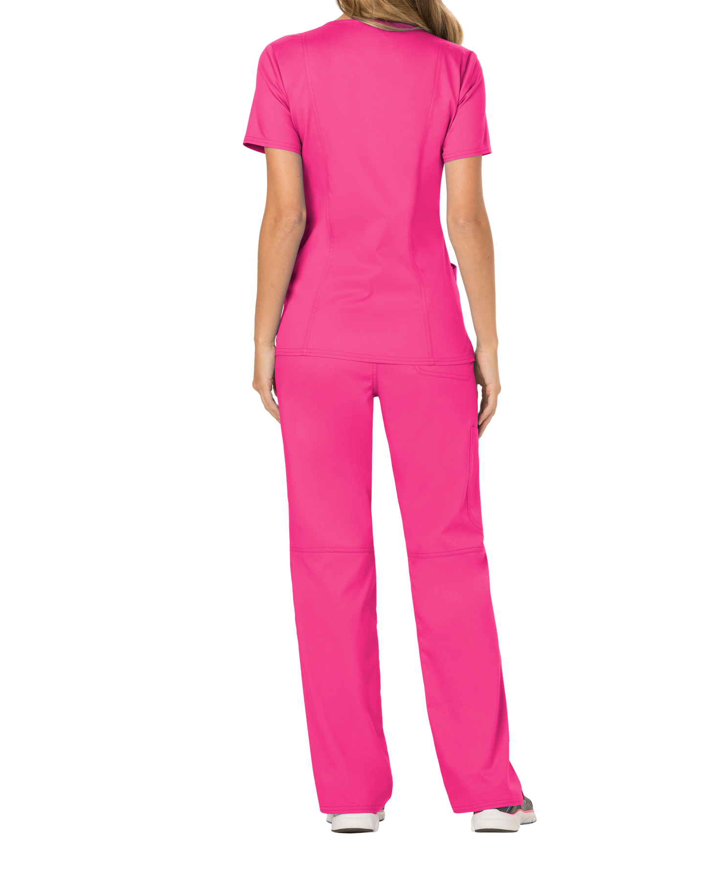 Cherokee Revolution Womens Mock Wrap Scrub Top