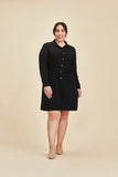 Chloe Womens Georgette Shirt Dress