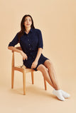 Chloe Womens Georgette Shirt Dress