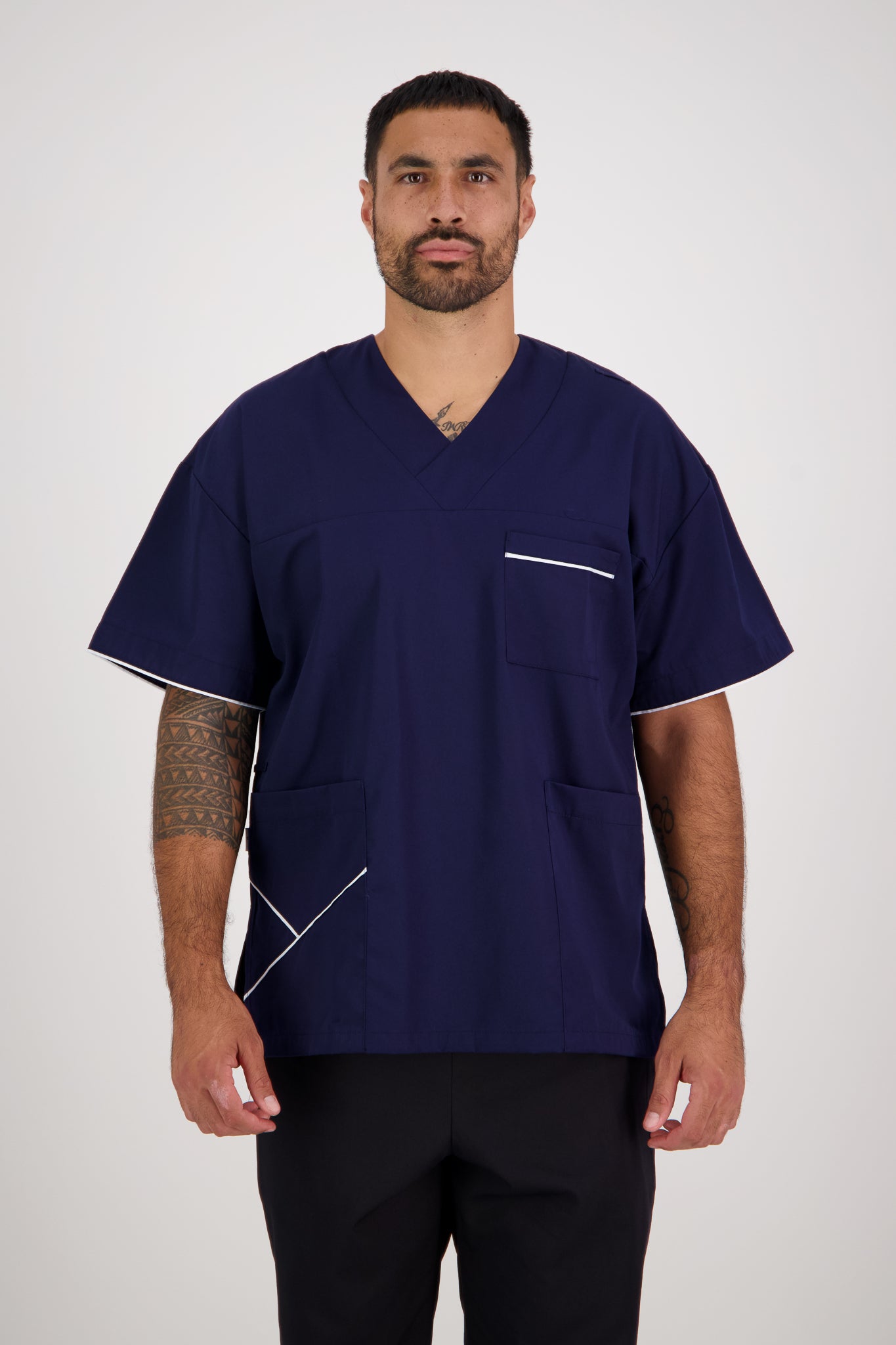 Marshall Unisex Scrub Top