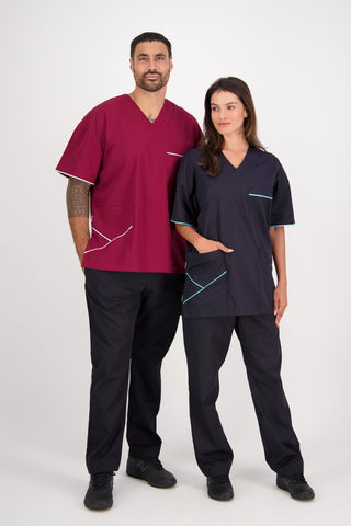 Marshall Unisex Scrub Top