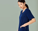 Avery Women Tailored Fit Round Neck Scrub Top