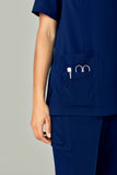 Avery Women Tailored Fit Round Neck Scrub Top
